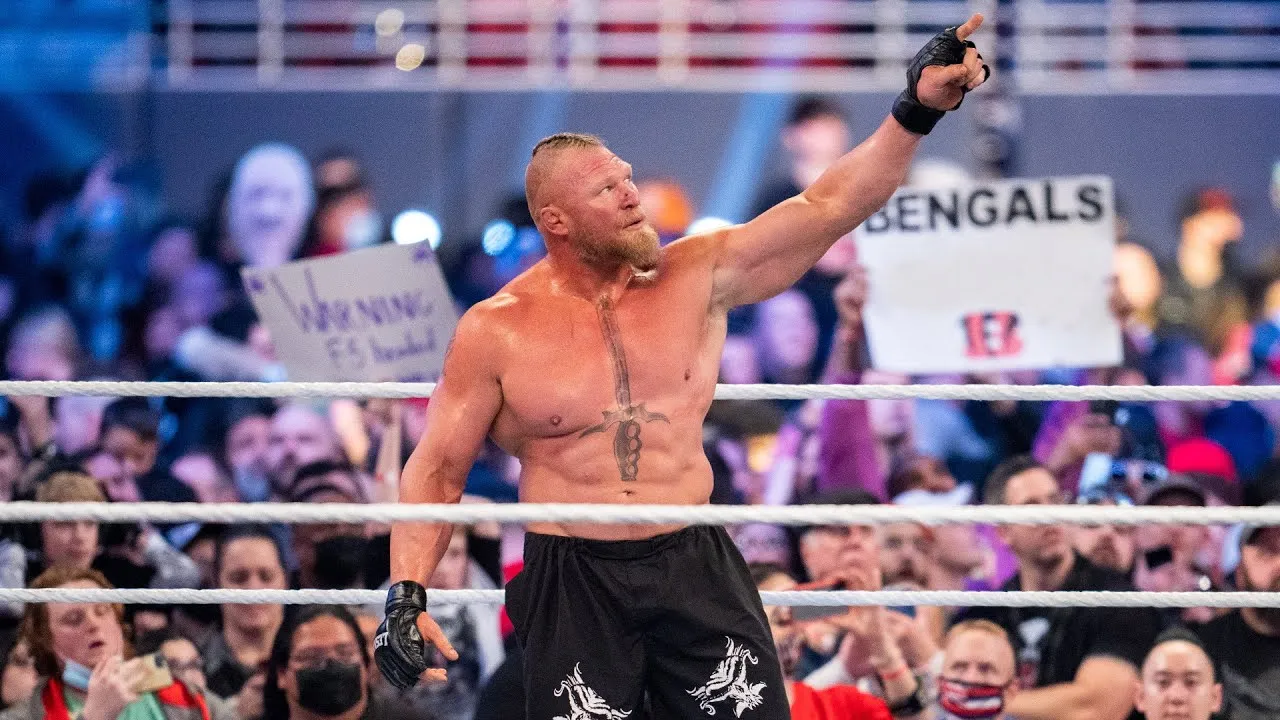 Brock Lesnar wins second Mens Royal Rumble Match Royal Rumble 2022 