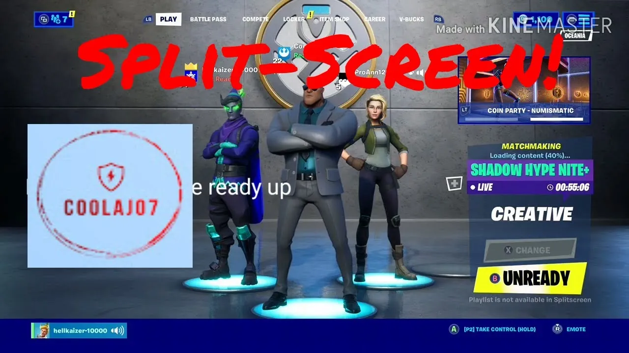 Playing Team Rumble in Split Screen and Setting Up Local Multiplayer