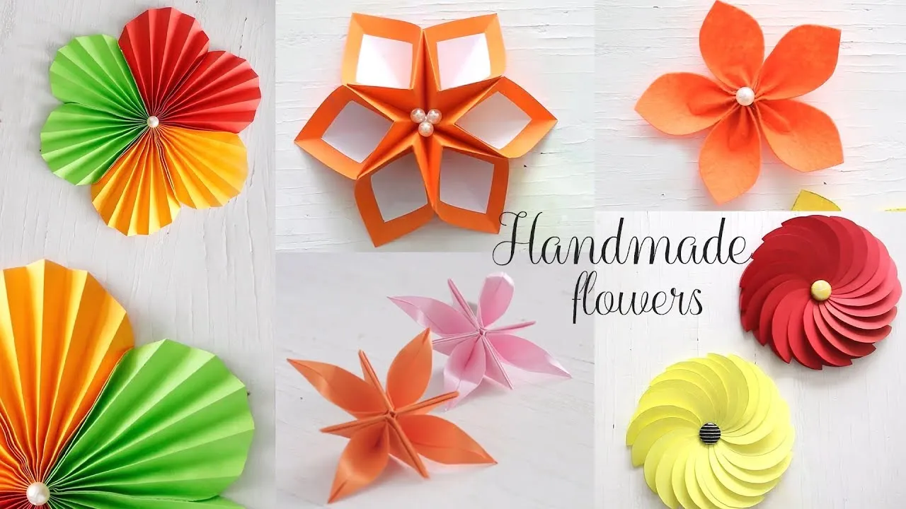 Paper Flower Making In Simple Steps  K4 Craft