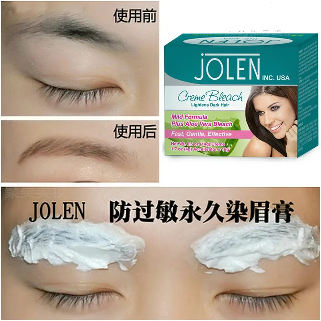 JOLEN Creme Bleach Fast Permanent Facial Hair Bleaching Cream Lighten 