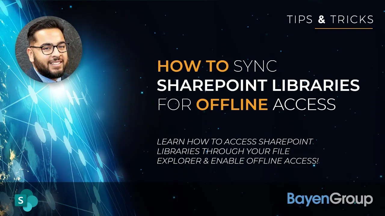 How To Sync SharePoint Libraries for Offline Access  YouTube