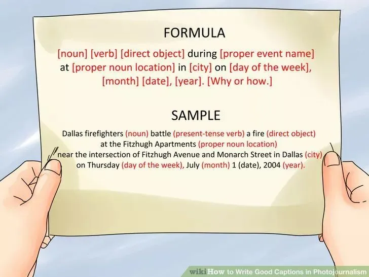 How to Write Good Captions in Photojournalism  Cool writing Cool 