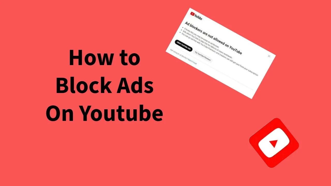 How To Block Ads On Youtube Popup Remove  YouTube