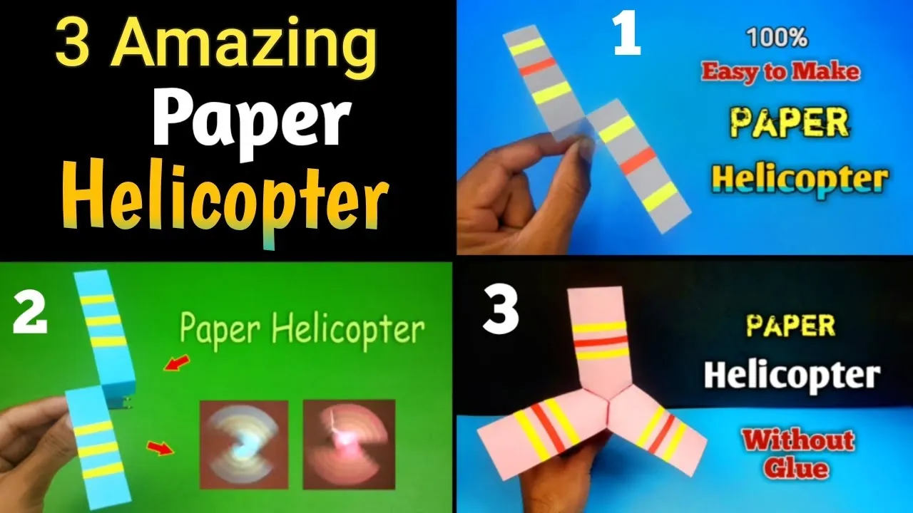 How to Make a Paper Helicopter Fly Longer