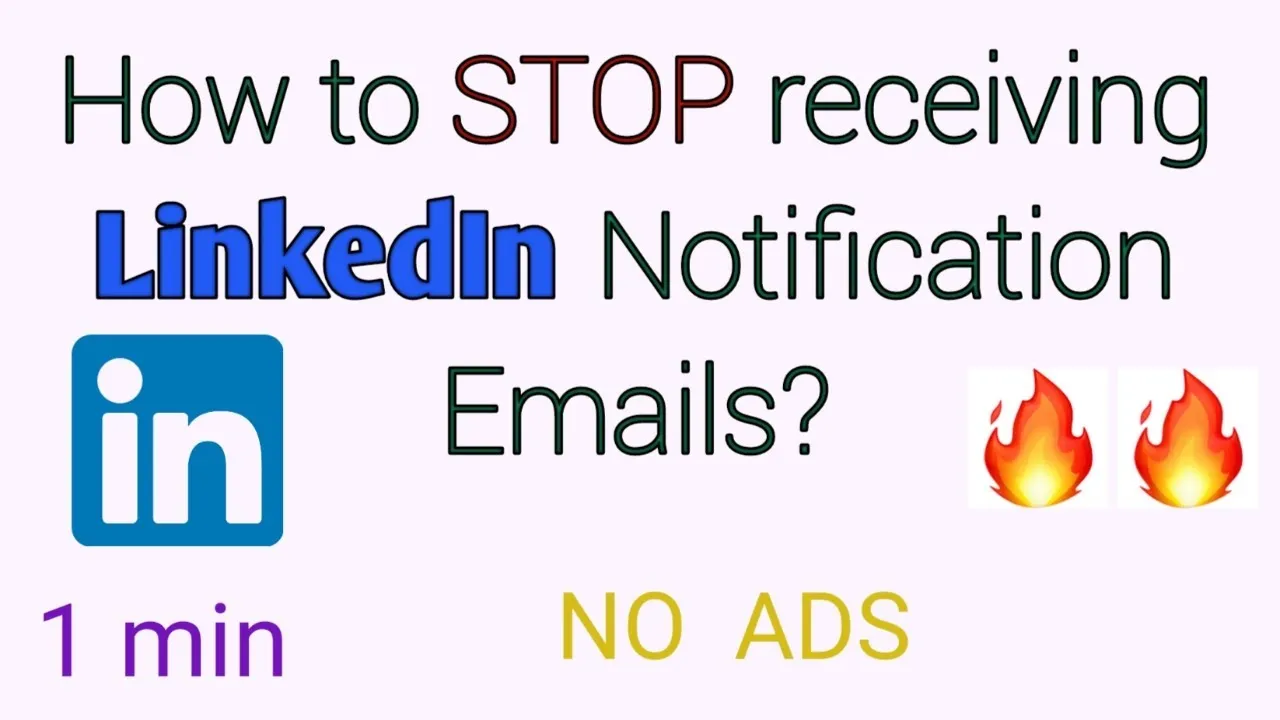 1 min  How to stop receiving LinkedIn Notification Emails  YouTube