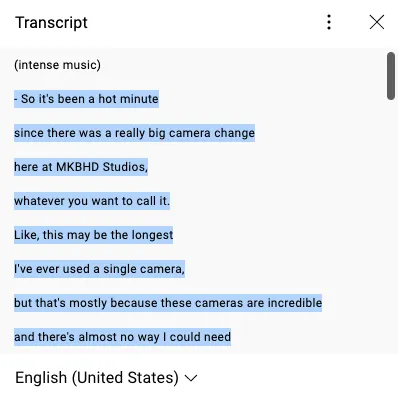 How to Easily Get the Transcript of a YouTube Video Easily