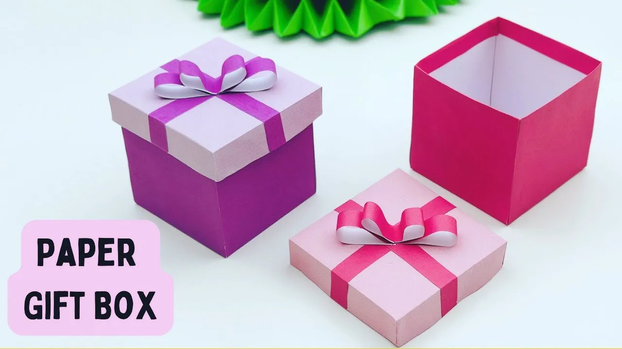 How To Make A Paper Gift Box