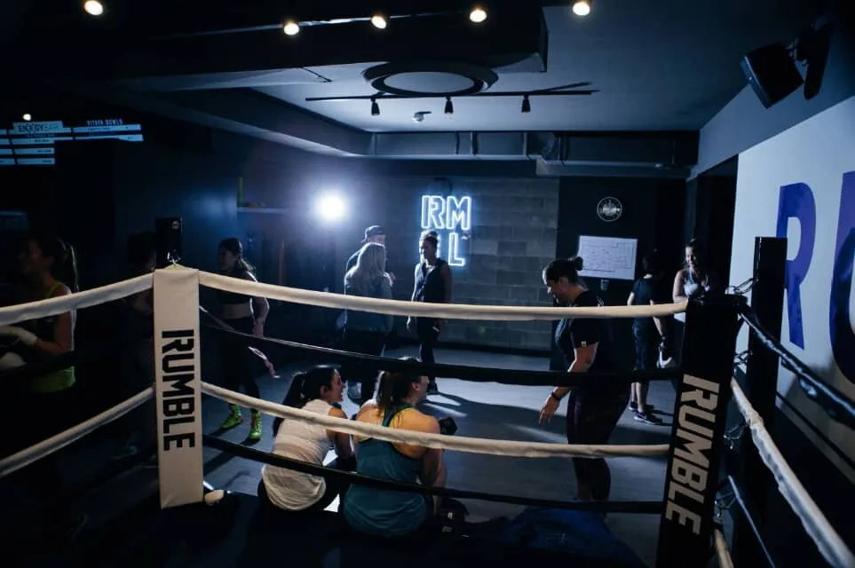 Private Team Building  Rumble Boxing Studio