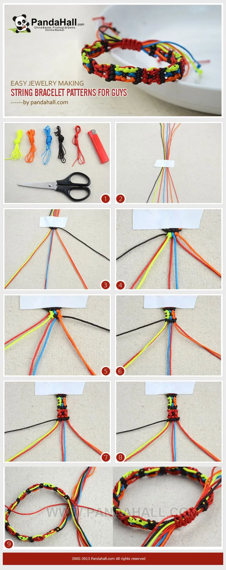 How to Make Easy Friendship Bracelets Step by Step