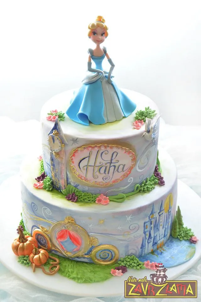 Cinderella Cake  Decorated Cake by Nasa Mala Zavrzlama  CakesDecor