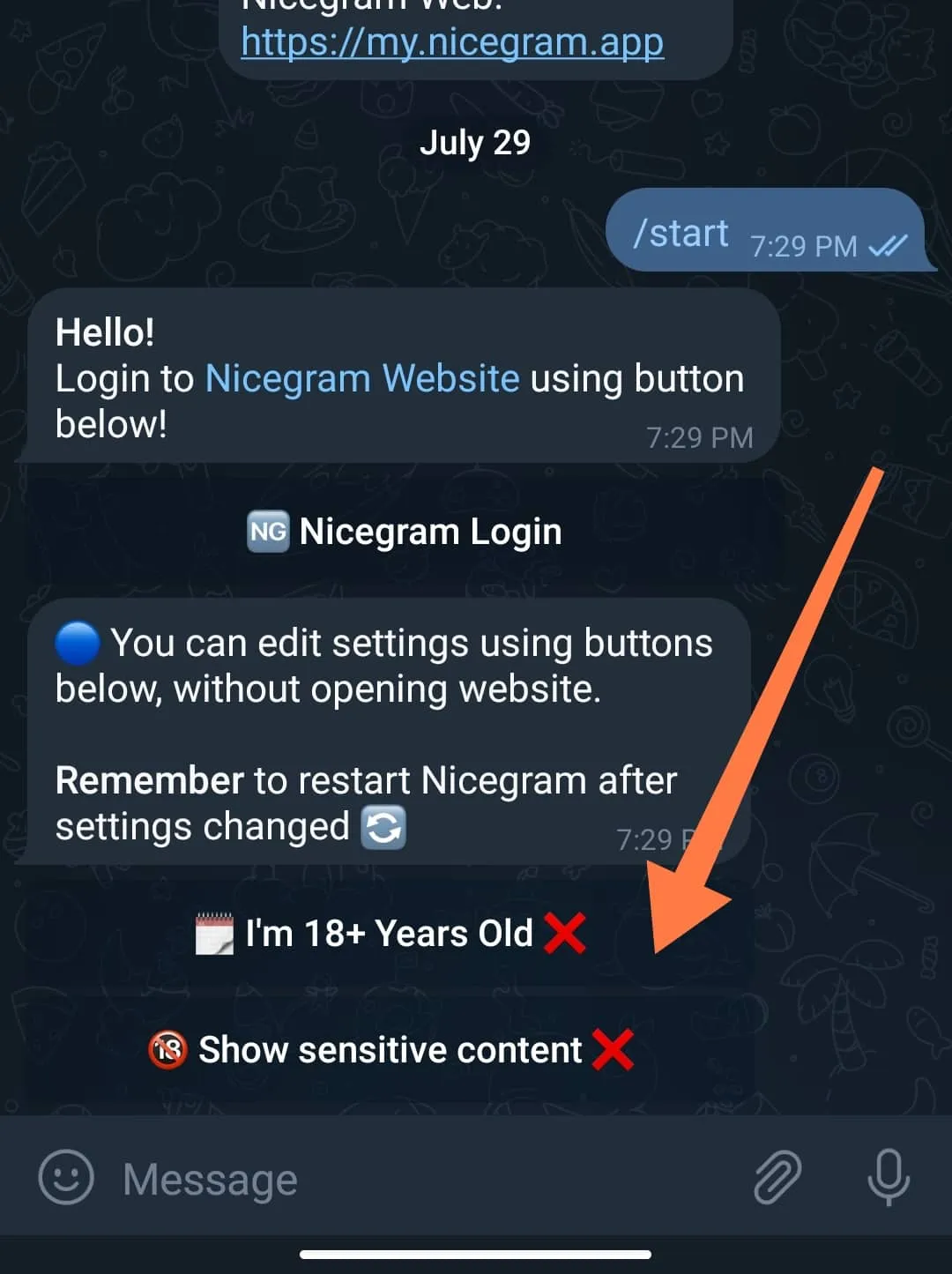 How to Remove Filter from Telegram