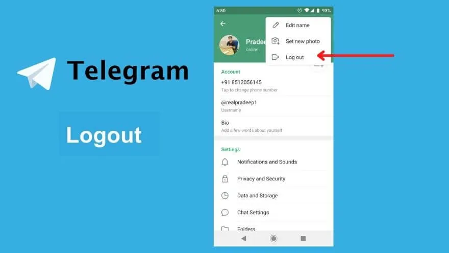 How To Logout Telegram Web From Phone Desktop  5 Steps  Techjustify