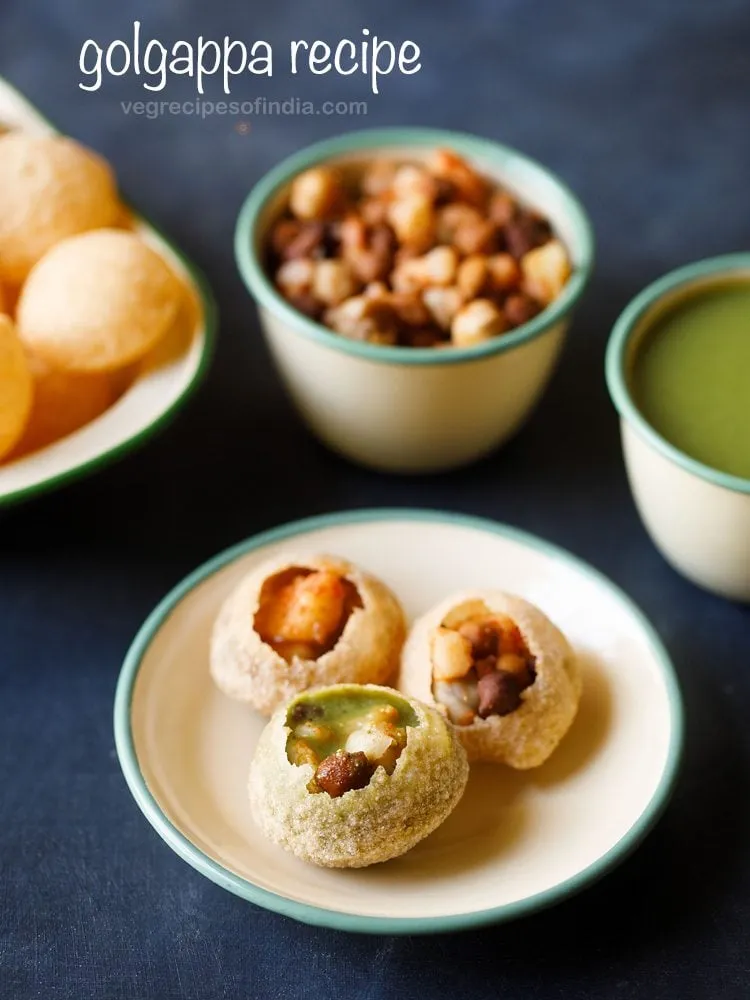 Golgappa Recipe  Delhi Style Golgappa Recipe  Golgappa Pani