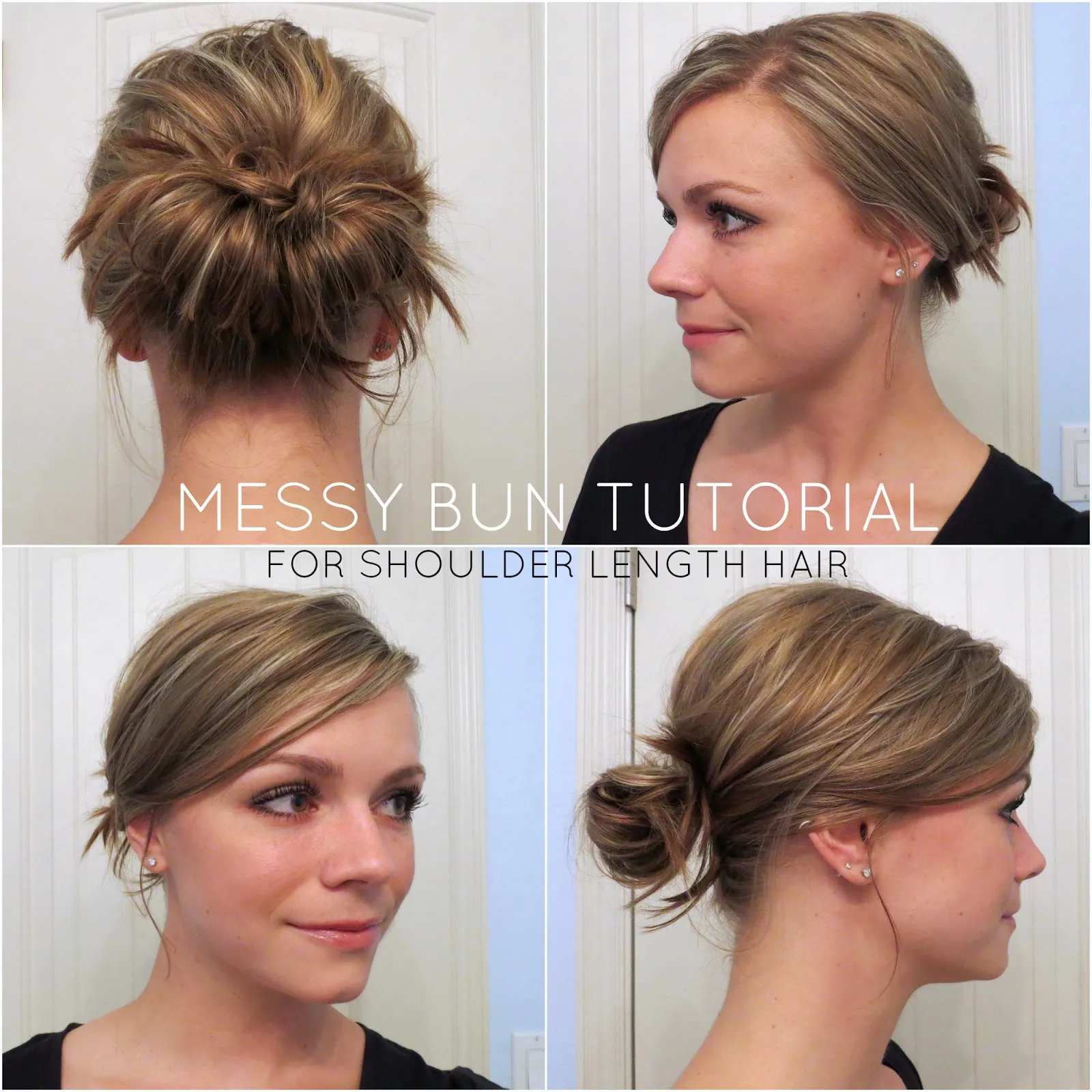 Creative Hairstyling Tutorial for a Messy Hair Bun