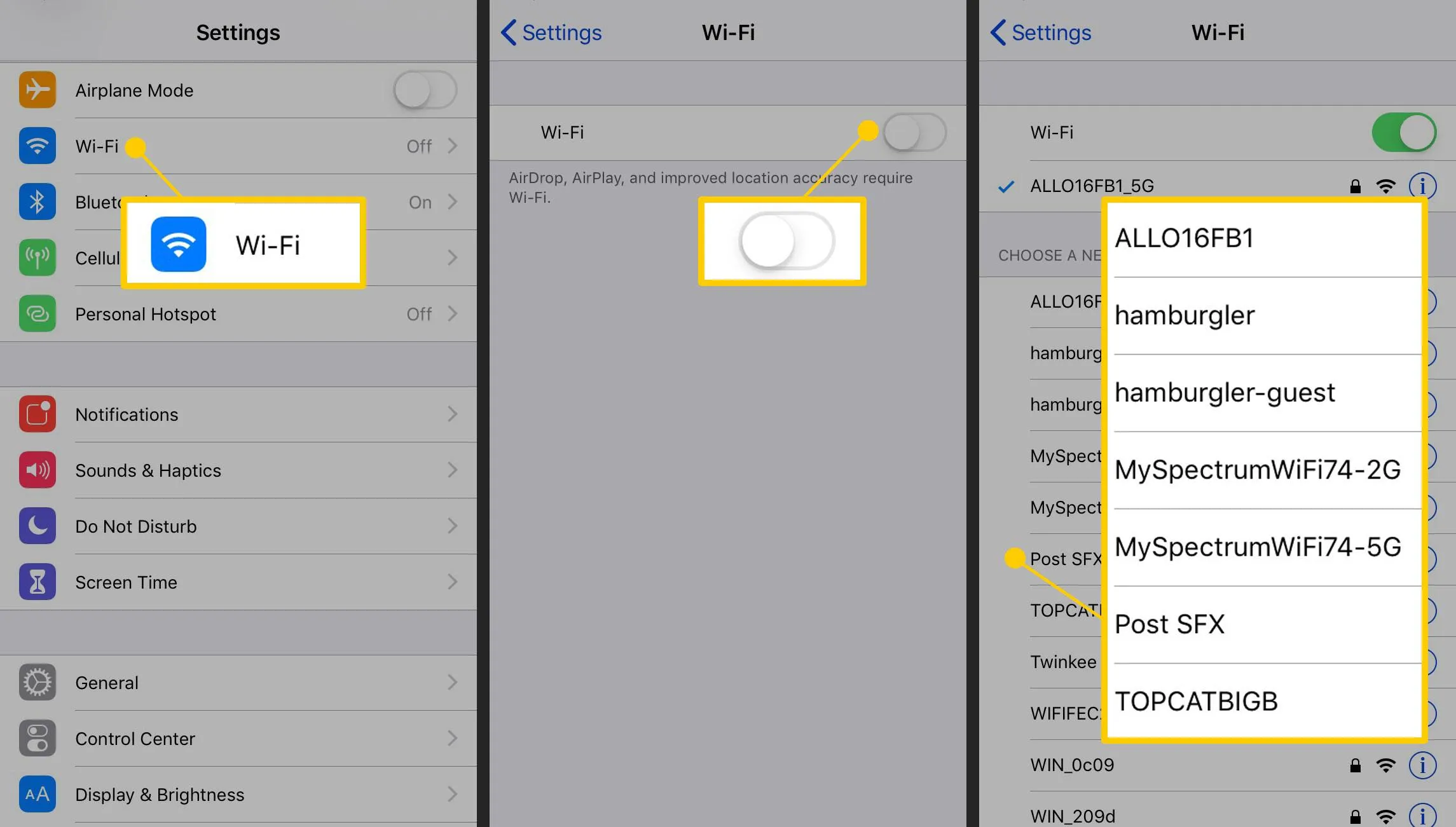 How to Connect an iPhone to WiFi