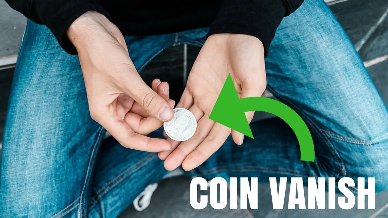 How to Vanish a Coin in Your Hand with a Simple Magic Trick for Beginners