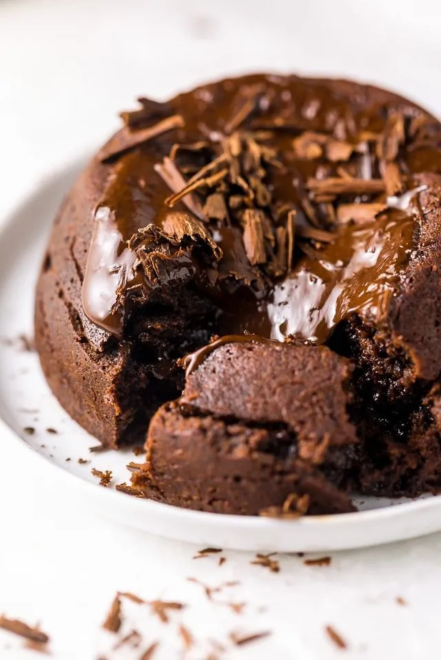 Easy Molten Chocolate Lava Cakes for Two  Baker by Nature  Recipe 