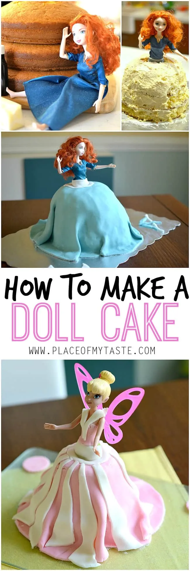 HOW TO MAKE A DOLL CAKE THE EASY WAY Make that little girl happy