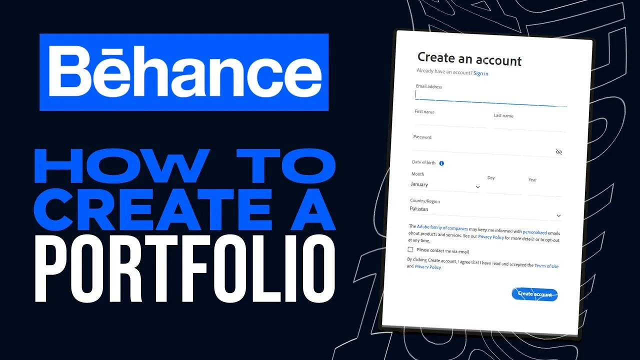 How To Make Portfolio In Behance Behance Tutorial for Beginners  YouTube