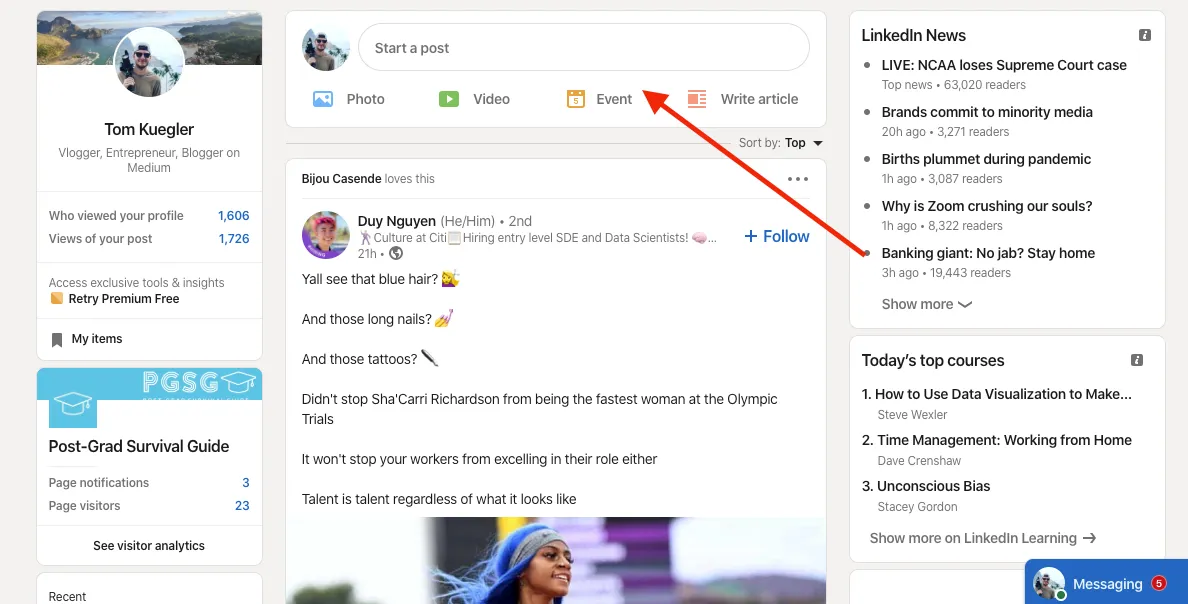 How to Find Your Draft Posts on LinkedIn