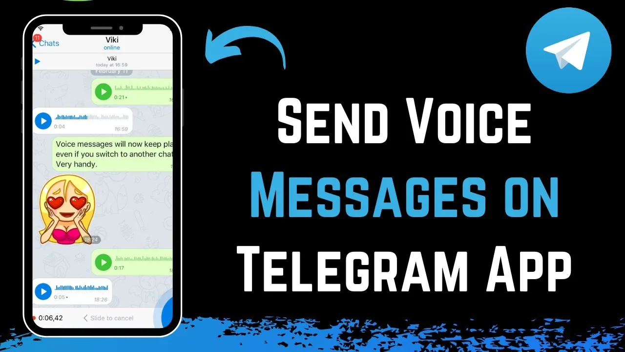 How to Send Voice Message in Telegram   YouTube