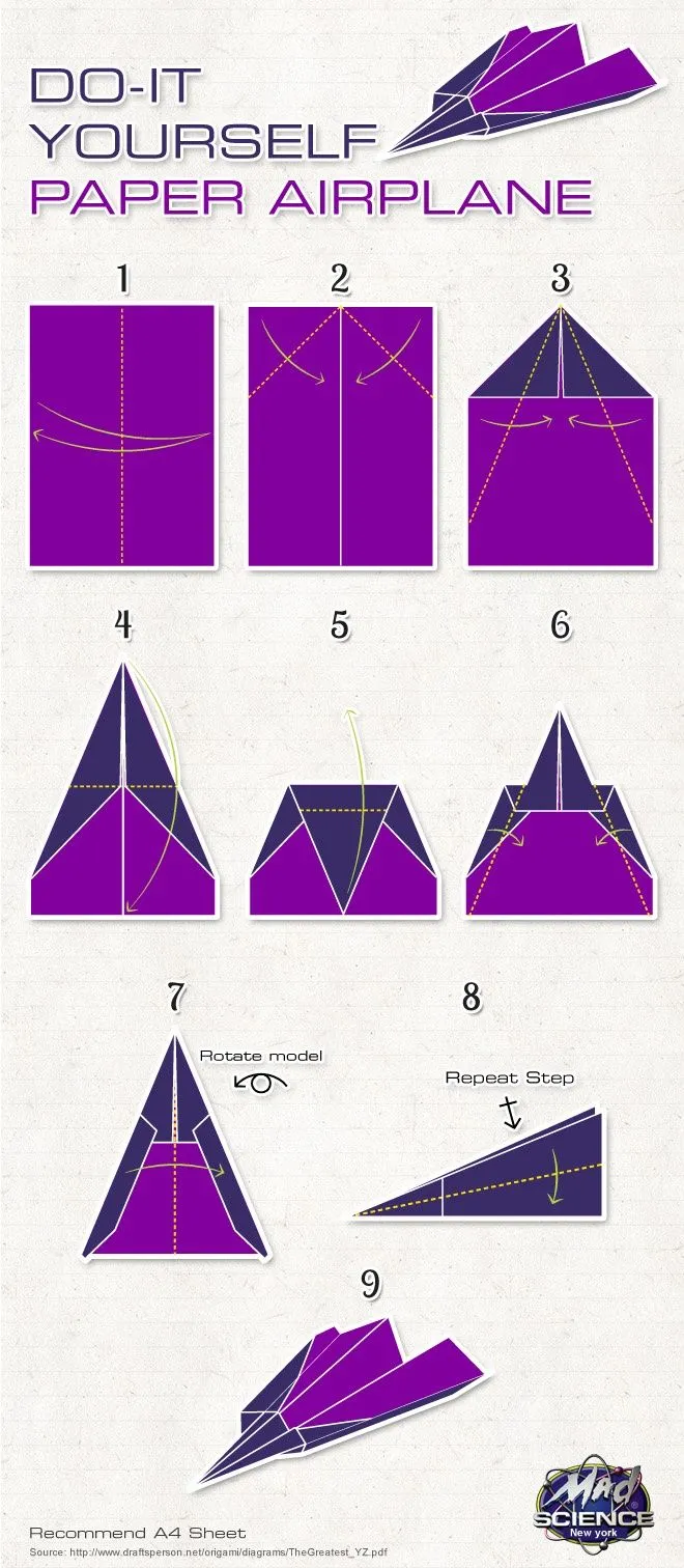 How to Make a Paper Aeroplane – Simple Craft Tutorial