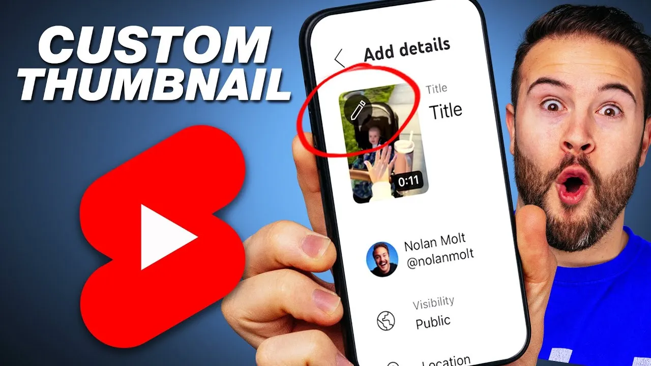 How to Add a Thumbnail to YouTube Shorts NEW Feature  YouTube