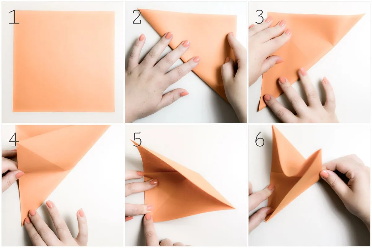 Origami Water Bomb StepbyStep Instructions