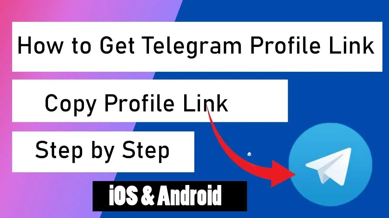 How to Get Telegram Profile Link  How to Copy Telegram Link on 