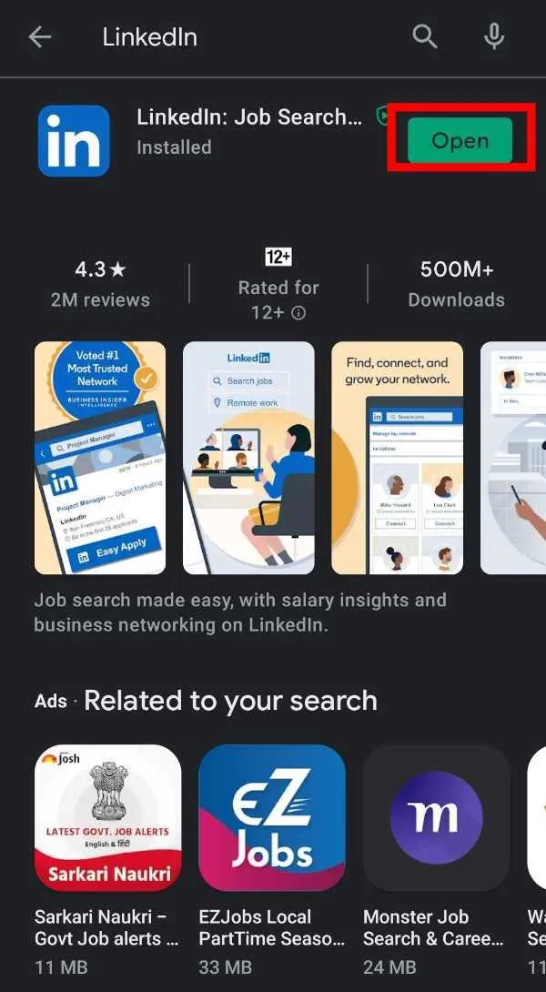 How to Access Your Resume on the LinkedIn App