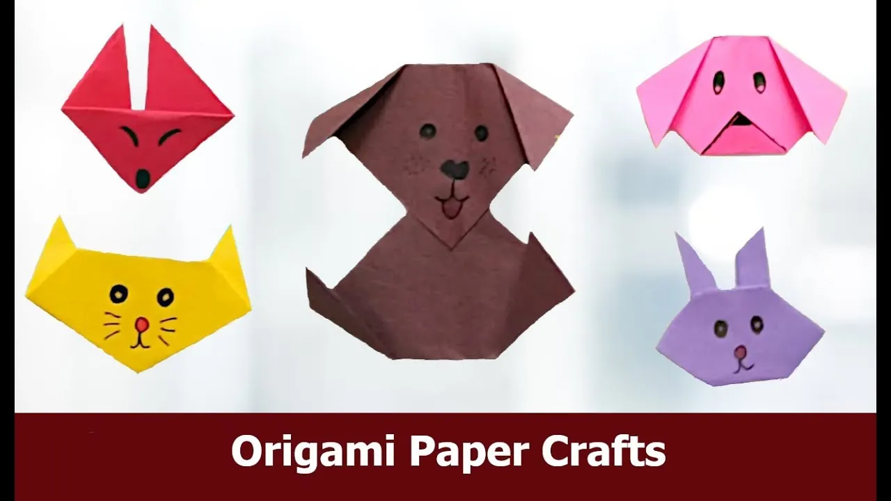 papercraft OrigamiAnimals OrigamiCrafts Easy Origami Paper Craft 