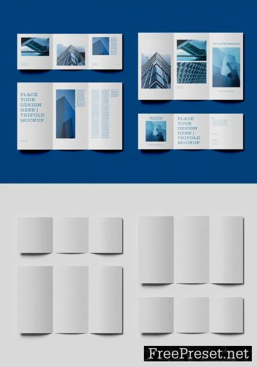 Adobe Stock  Four Brochure Layout Mockup  462311343