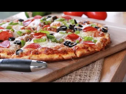 Quick n Easy Homemade Pizza Recipe  YouTube