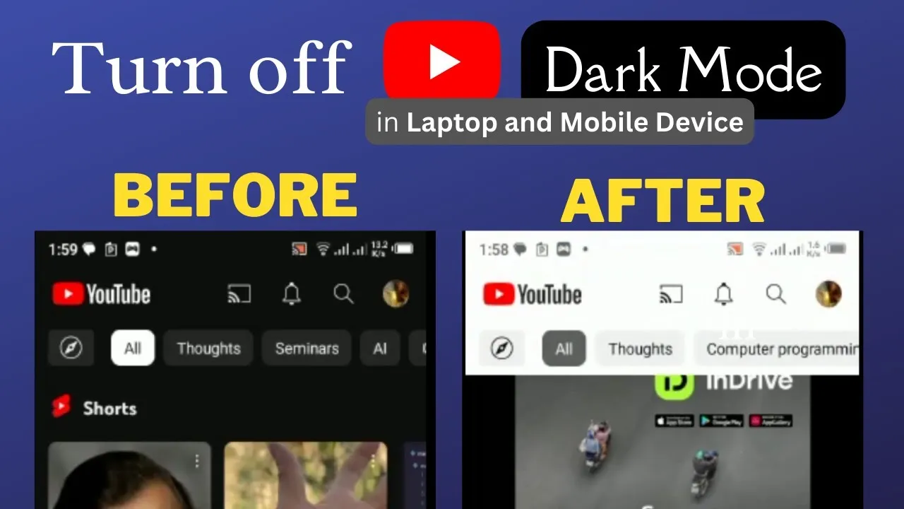 How to Turn Off YouTube Dark Mode Easily