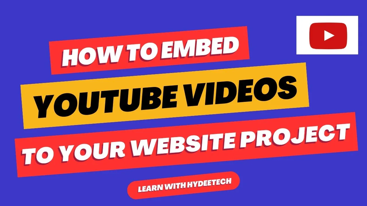 StepbyStep Guide to Embedding YouTube Videos on Your Website  HTML 