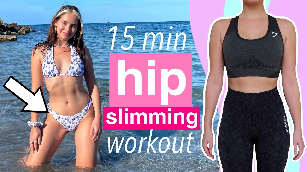 how to SLIM DOWN your HIPS  at home hip slimming workout  YouTube