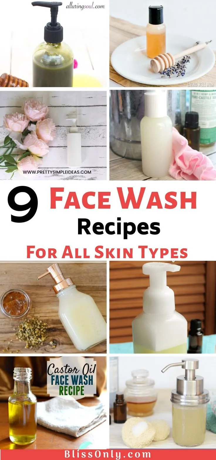 11 DIY Face Wash Recipes For All Skin Types Updated  BlissOnly 