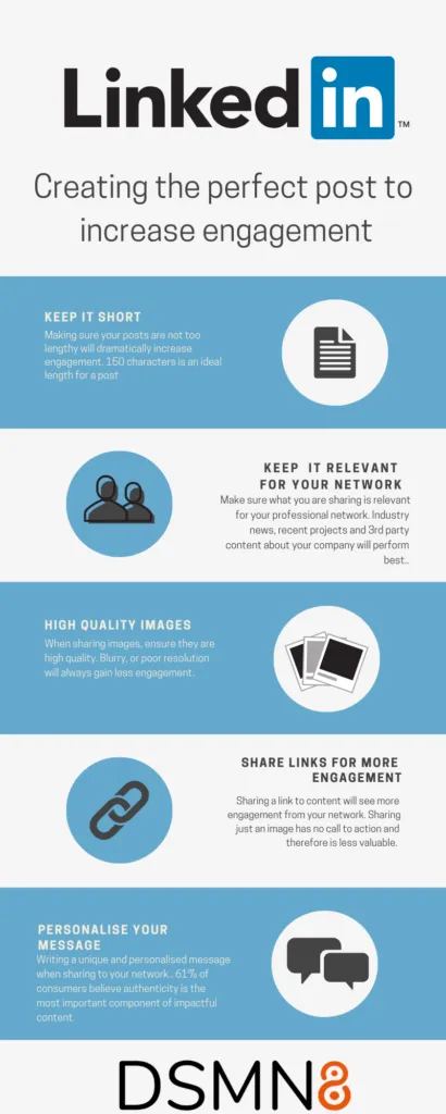 LinkedIn Sharing Infographic  DSMN8