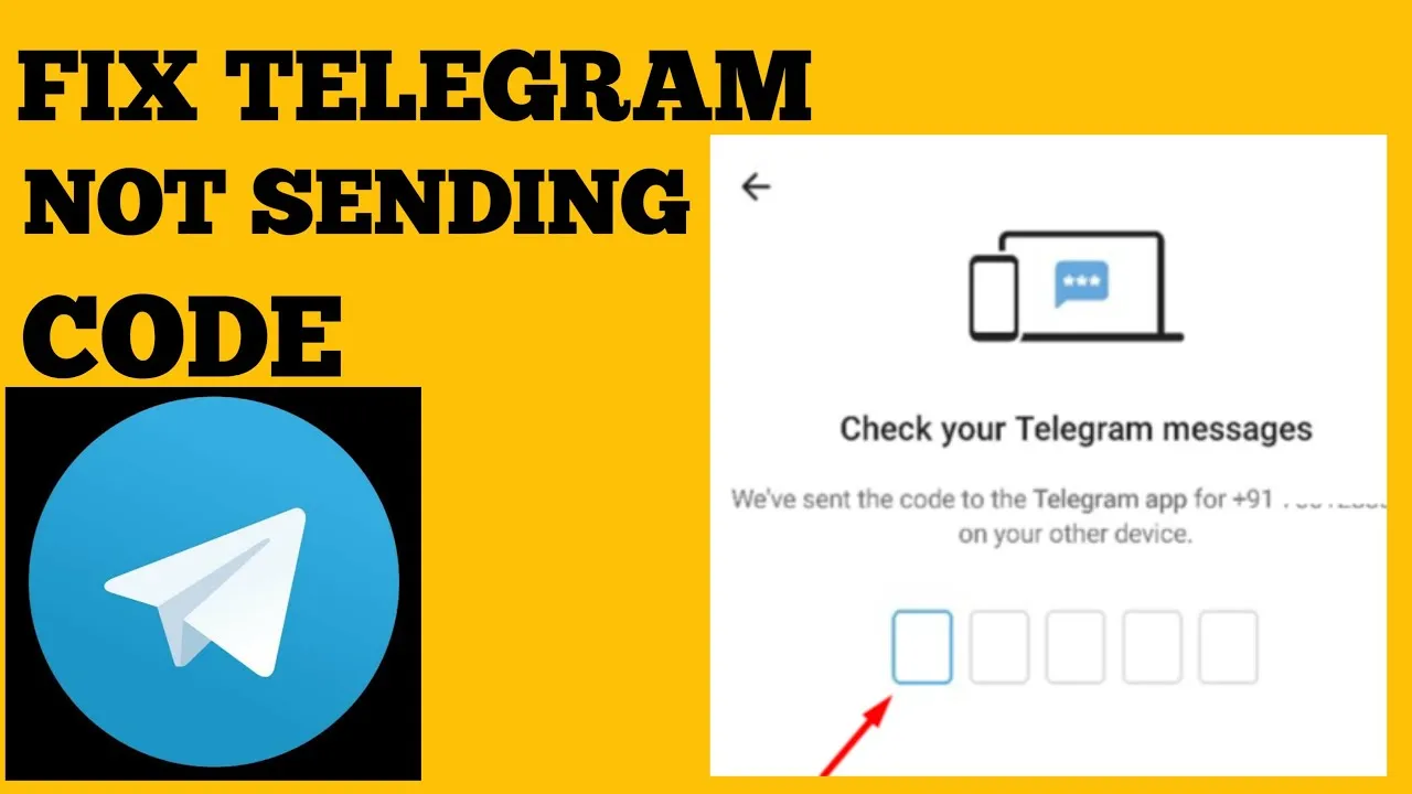 How to fix telegram not sending verificatoin code     