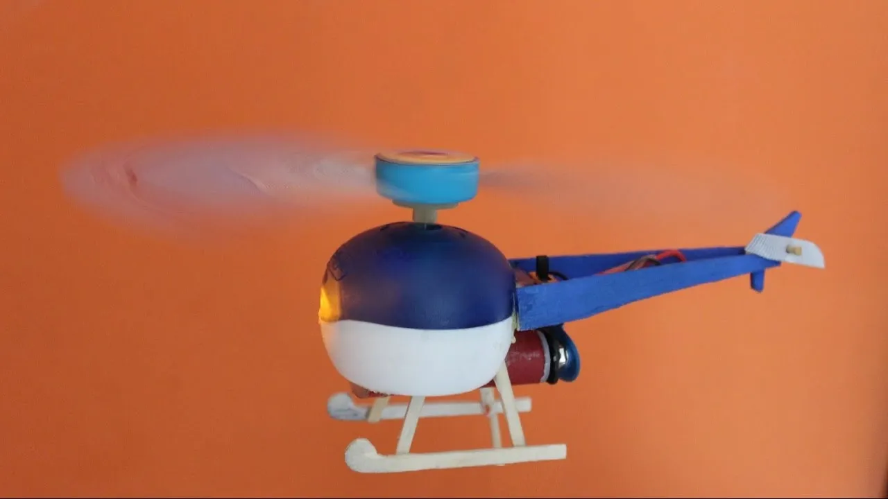 How to Build a Helicopter with a Motor at Home