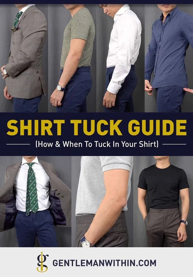 How to Tuck in Your Shirt  Keep it Tucked The Definitive Guide 