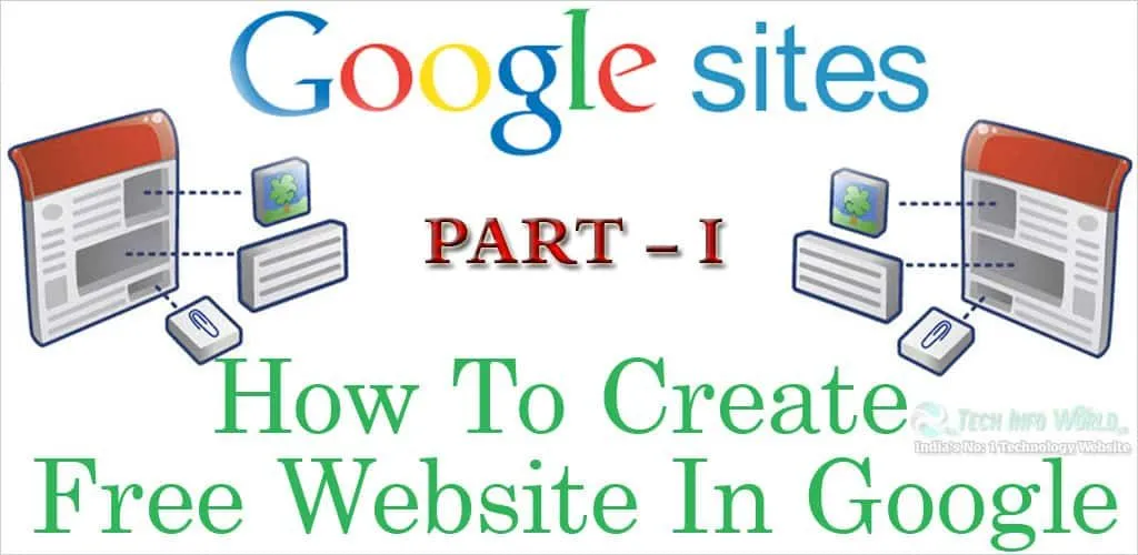 How To Create Free Website In Google Part  1  Tech Info World 