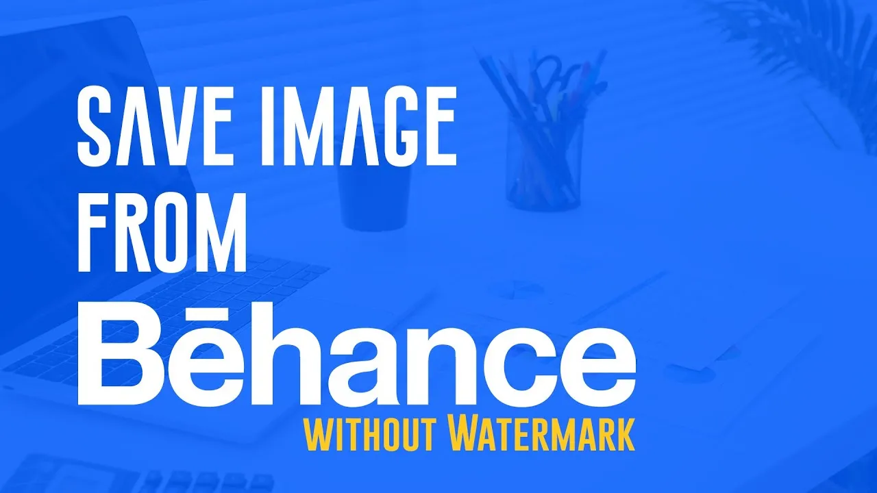 How to Save Image from Behance in High Quality  Download Image from 