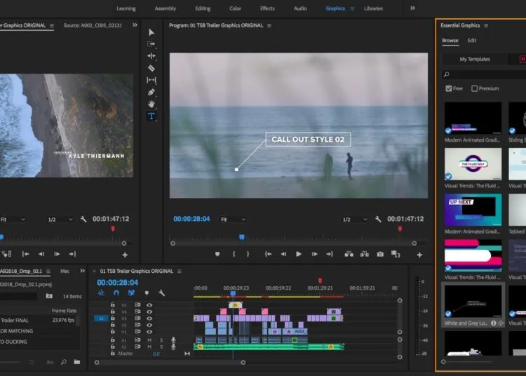 How To Use Templates In Premiere Pro  Template Premiere Pro Free