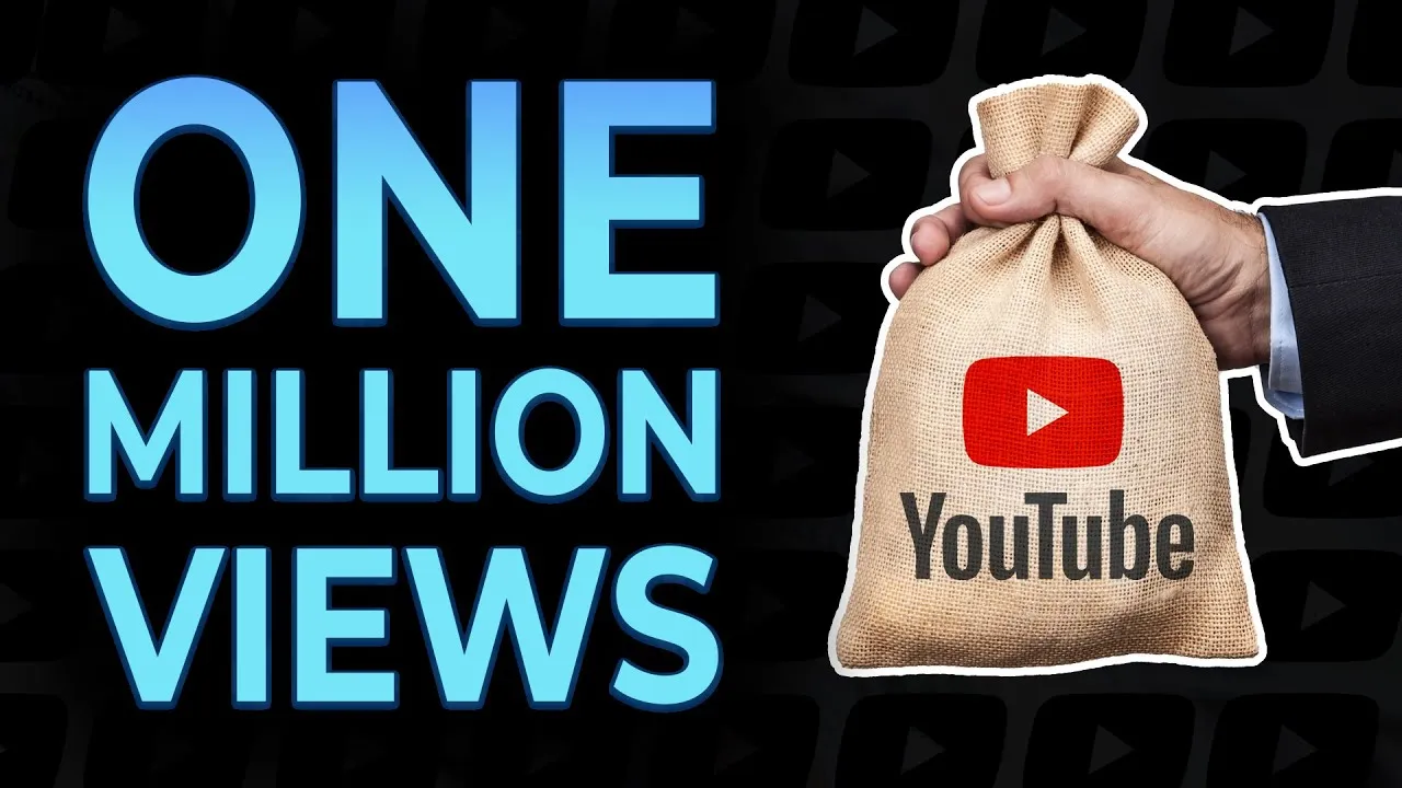 How Much YouTube Pays for 1 MILLION views  YouTube