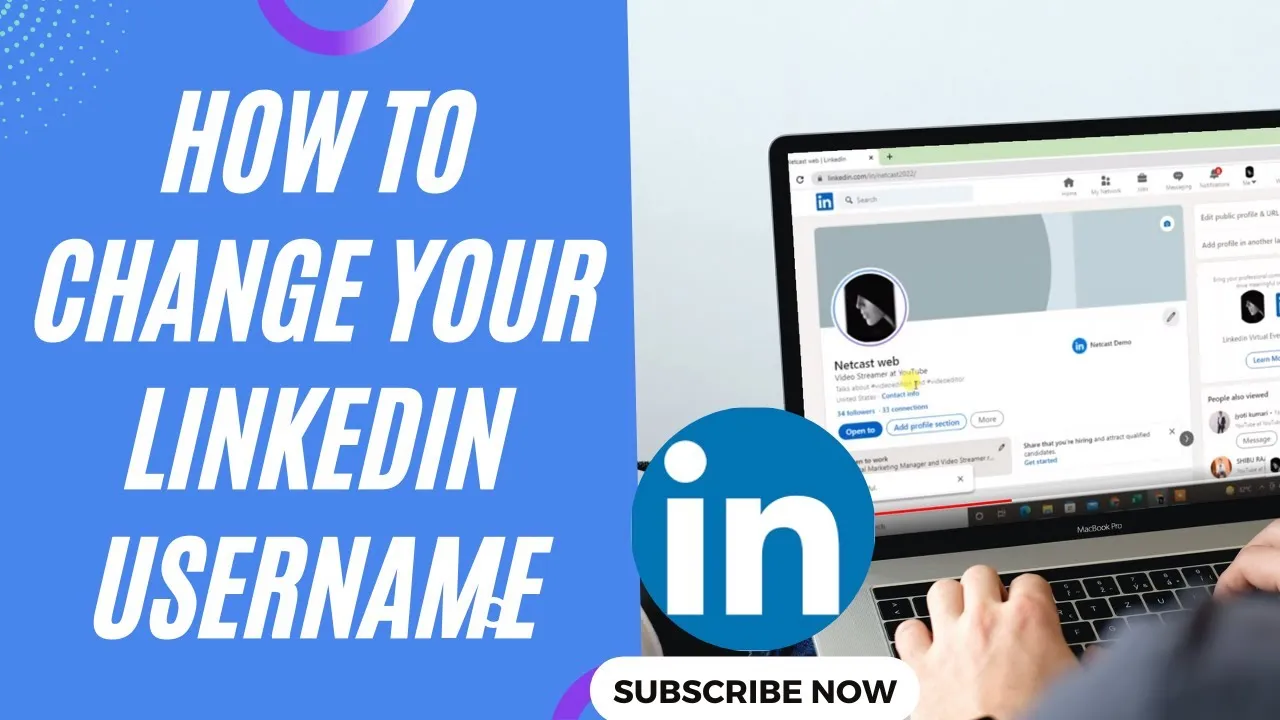 How to Change your Linkedin Username  Change Linkedin Custom Username 