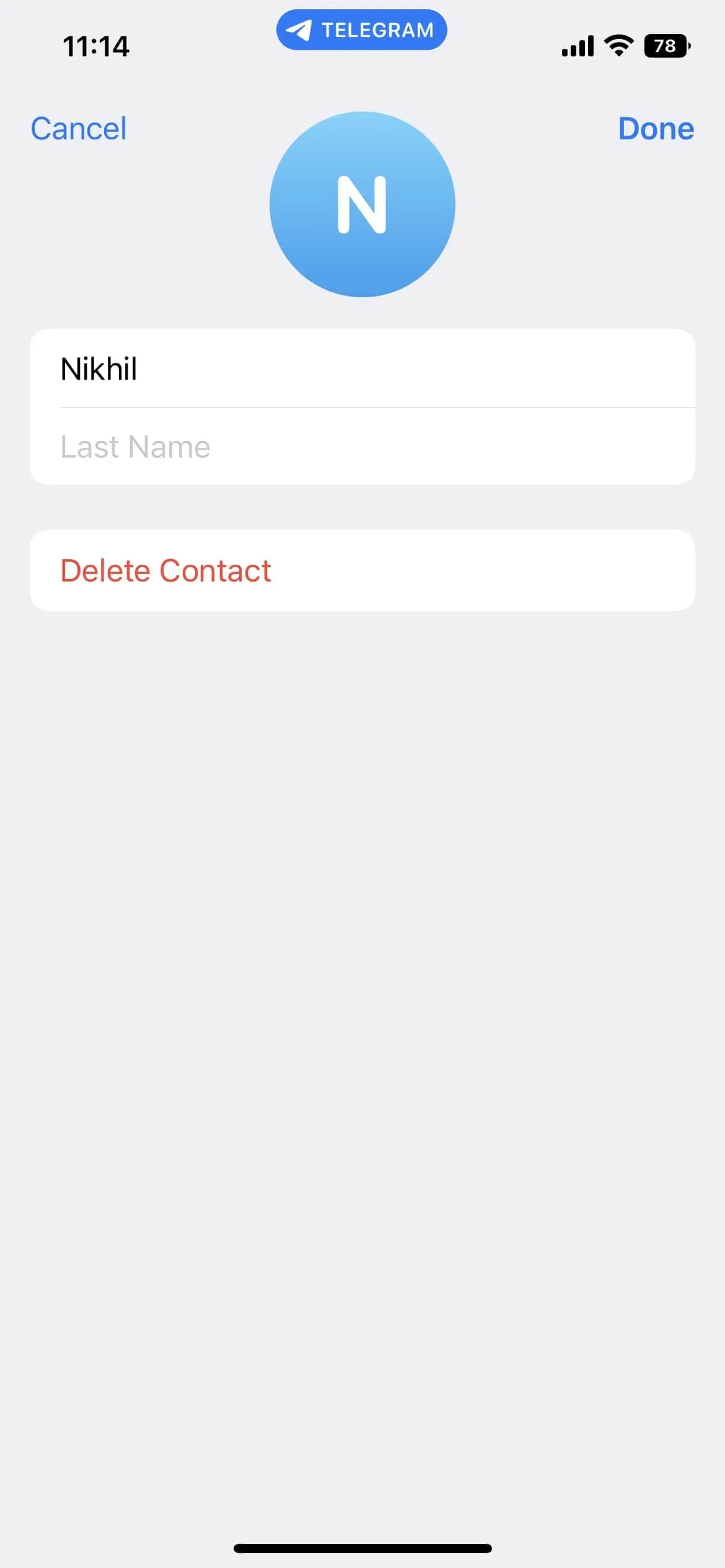 How to Delete Contacts on Telegram