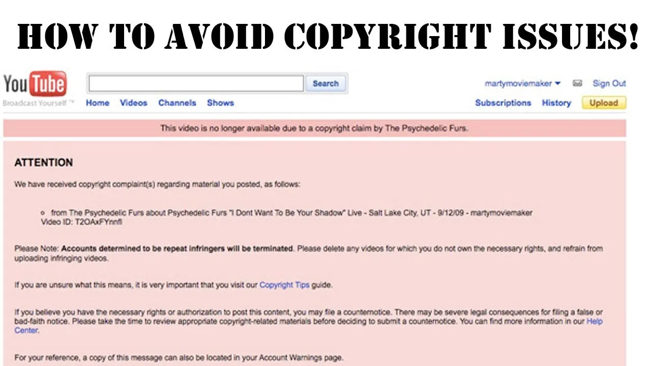 How To AVOID copyright strikes and use music in your video  Tutorial 