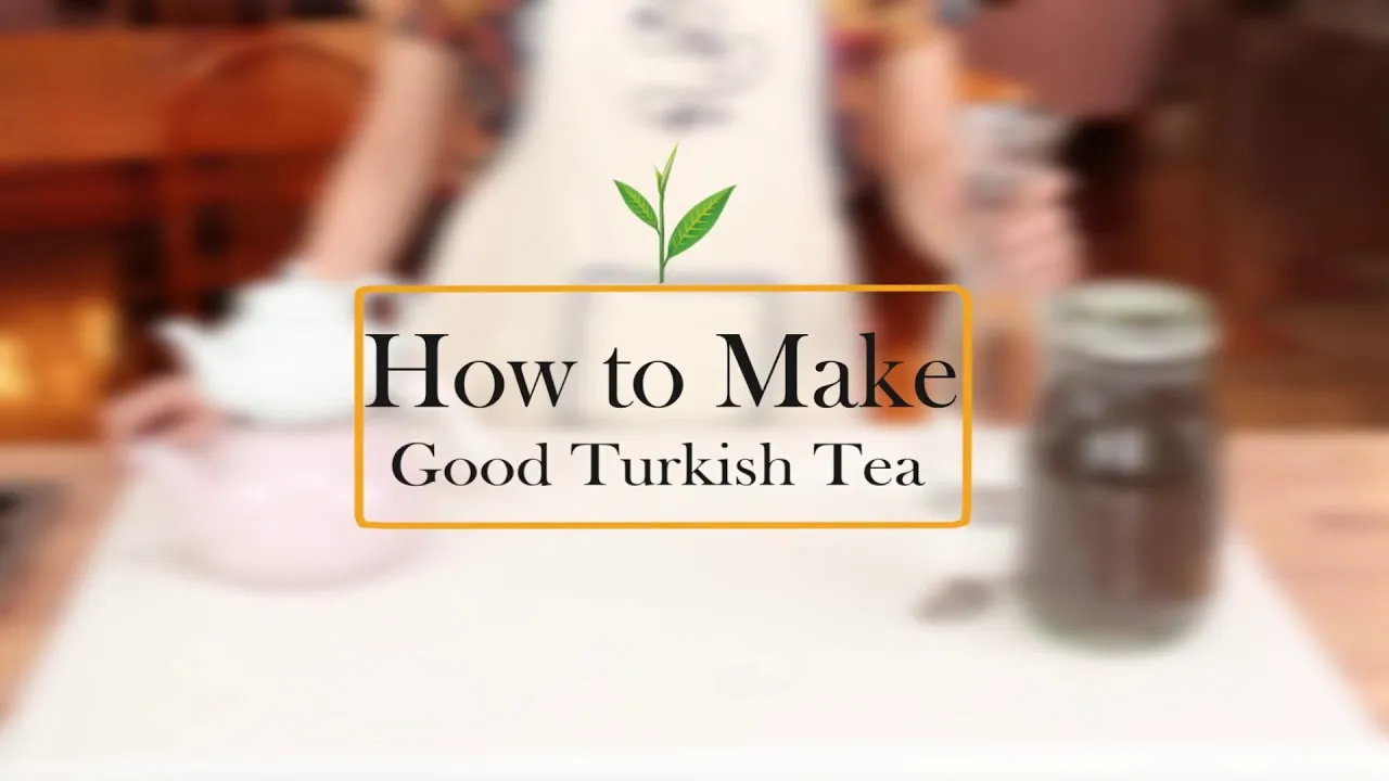 How to brew Turkish Tea  YouTube