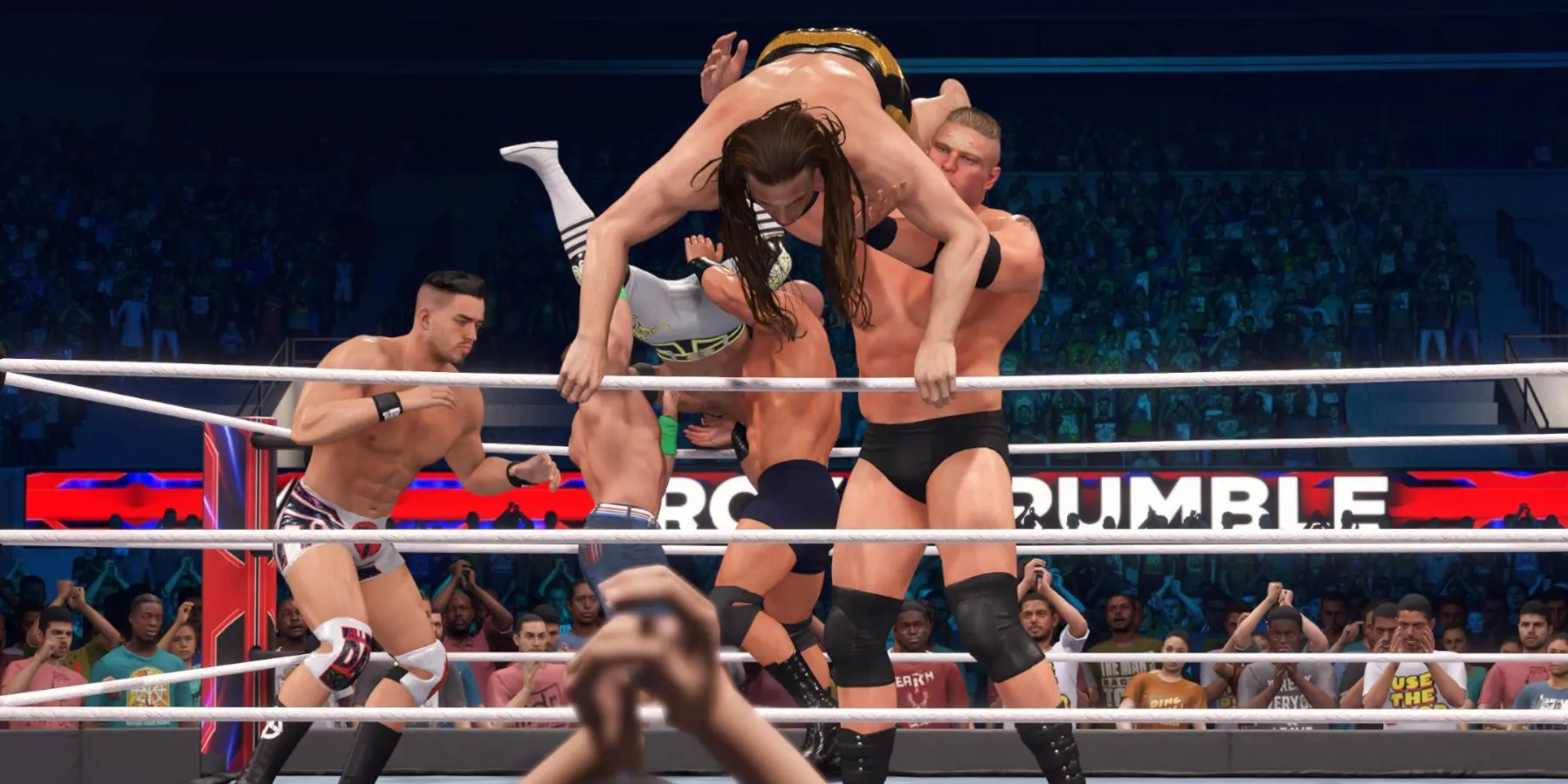 How to Eliminate Someone in WWE 2K23 Royal Rumble Mode